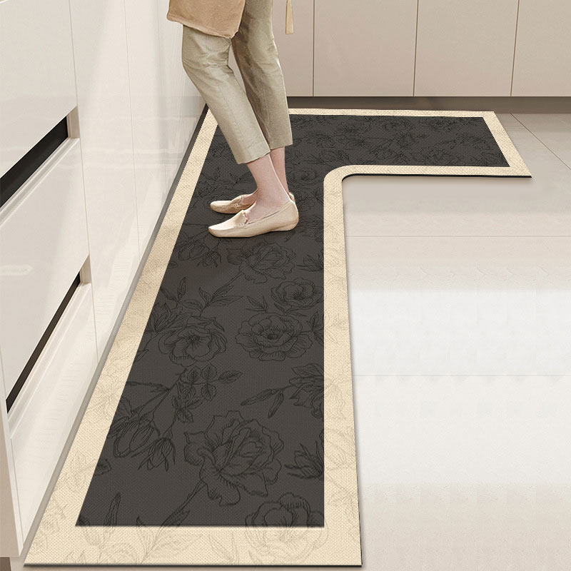 厨房专用地垫l型防滑防油整块通铺硅藻泥脚垫转角拐角可裁剪地毯,居家布艺,厨房地垫,淘宝优惠券,粉丝福利购,淘宝优惠卷