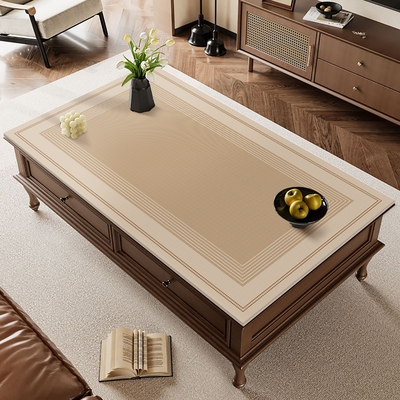 3.5mm加厚茶几桌垫高级感餐桌防水防油防烫耐高温pvc皮革超厚桌布