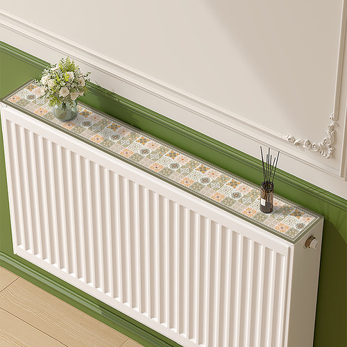 老式暖气片防尘罩家用墙暖美化装饰遮丑神器防水保护罩盖巾布艺垫