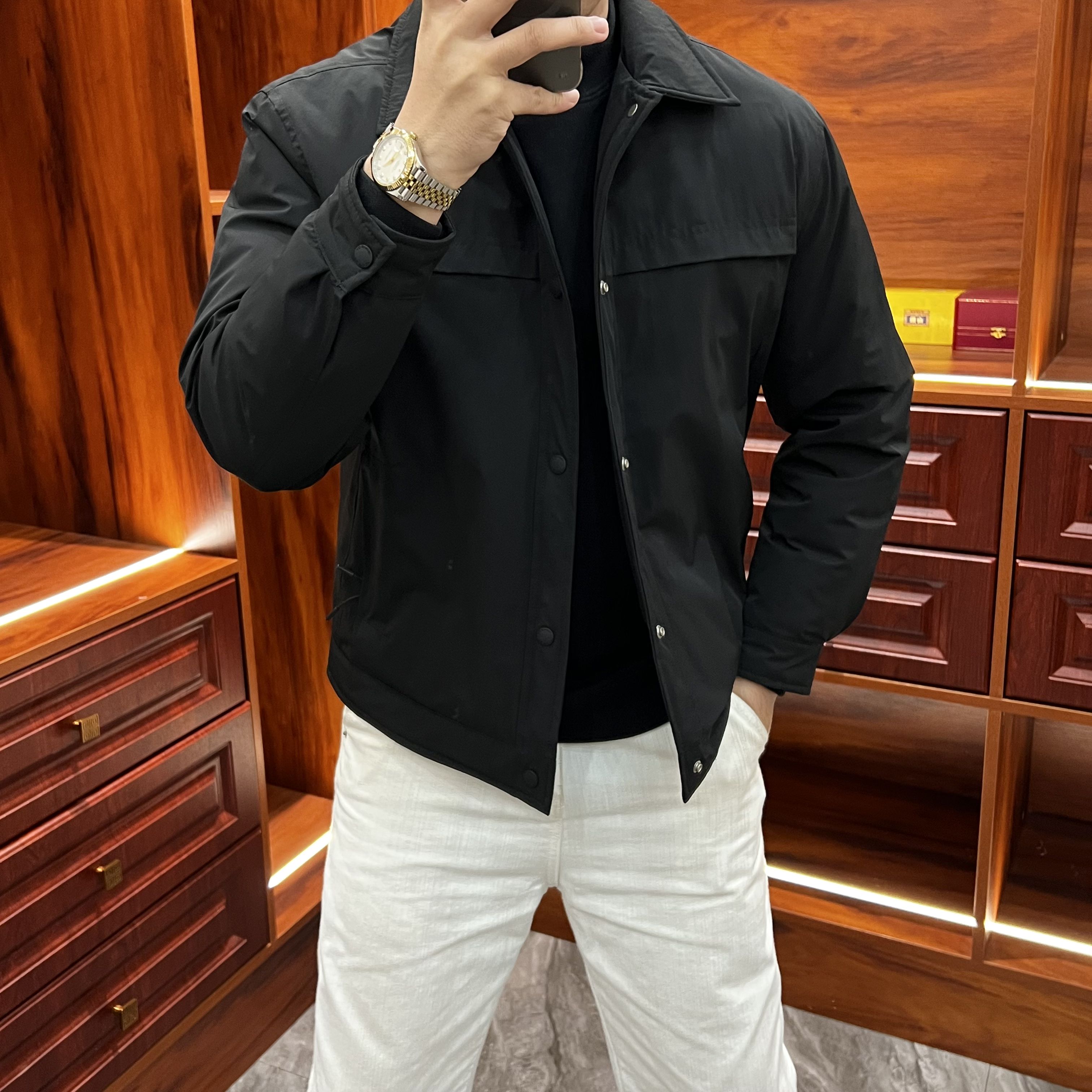 男士轻薄通勤时尚秋冬保暖羽绒服