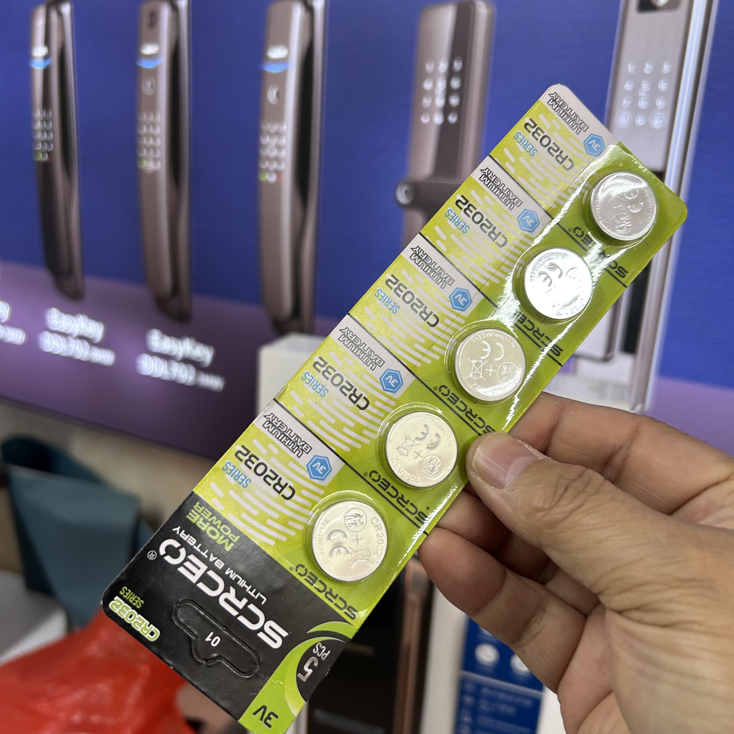 德施曼智能锁蓝牙钥匙专用纽扣电池