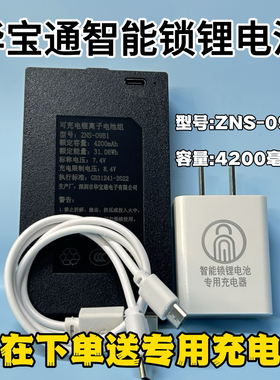 飞利浦智能锁DDL301VP/301FVP/303VP/华宝通电池ZNS-09B1/4200mah