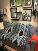 户外婚礼装 饰毯波西米亚波普休闲毯盖毯沙发毯毛毯野餐垫布景 修装