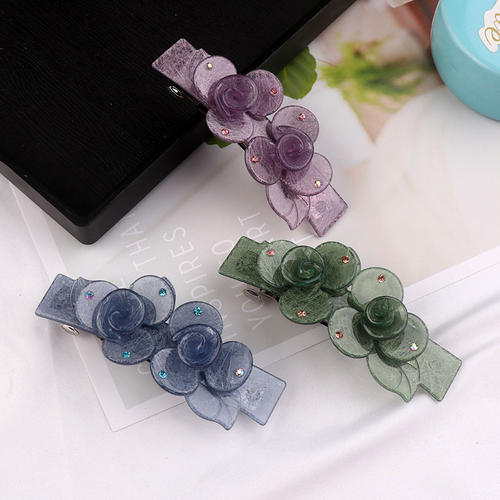 气质发夹优雅百搭花朵