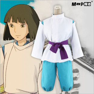 千与千寻白龙cos服 赈早见 琥珀主全套宫崎骏动漫cosplay衣服装