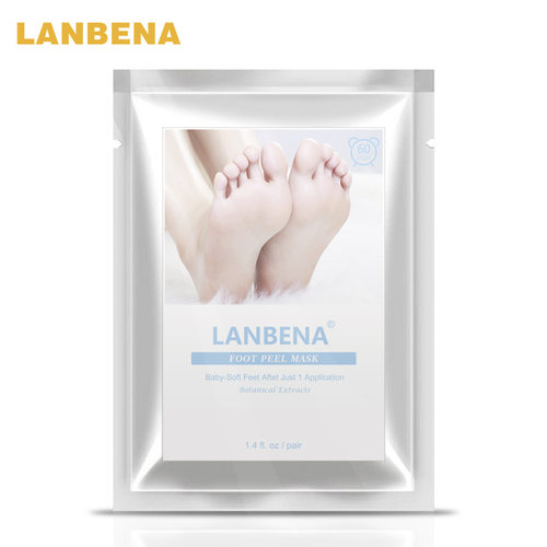 LANBENA FOOT PEEL MASK蓝蓓娜原味足膜脚膜1对