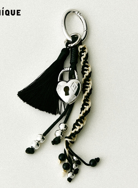 Picnique锁心人钥匙链项链吊坠