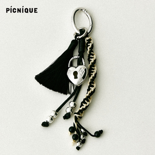 Picnique锁心人钥匙链/包挂/项链吊坠