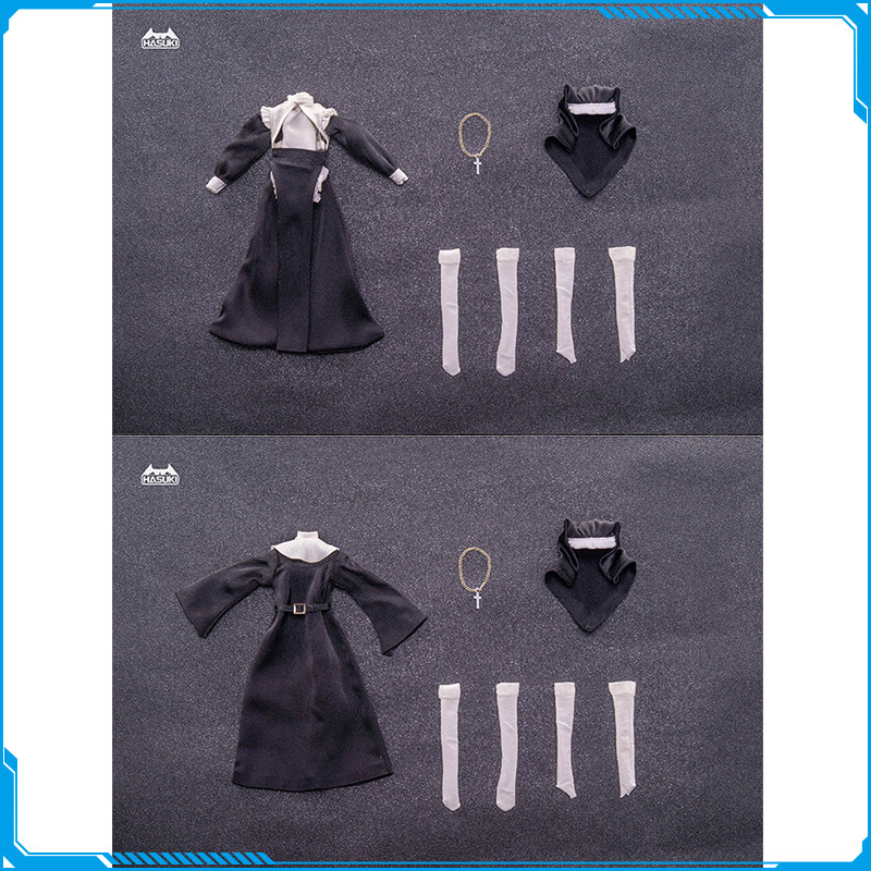 现货 神猫跳动 1/12 CS017 修女服 A款 B款 机娘服装包 配件