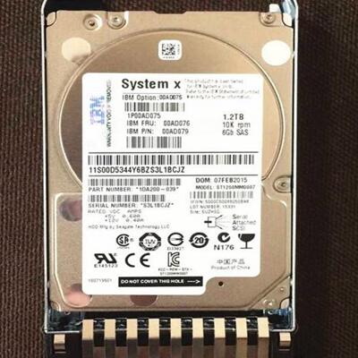 配件全新IBM 00AD075 00AD076 00AD079 12T  25  X3650M4 议价