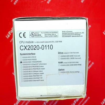 配件倍福CX2020-0110嵌入式控制器议价