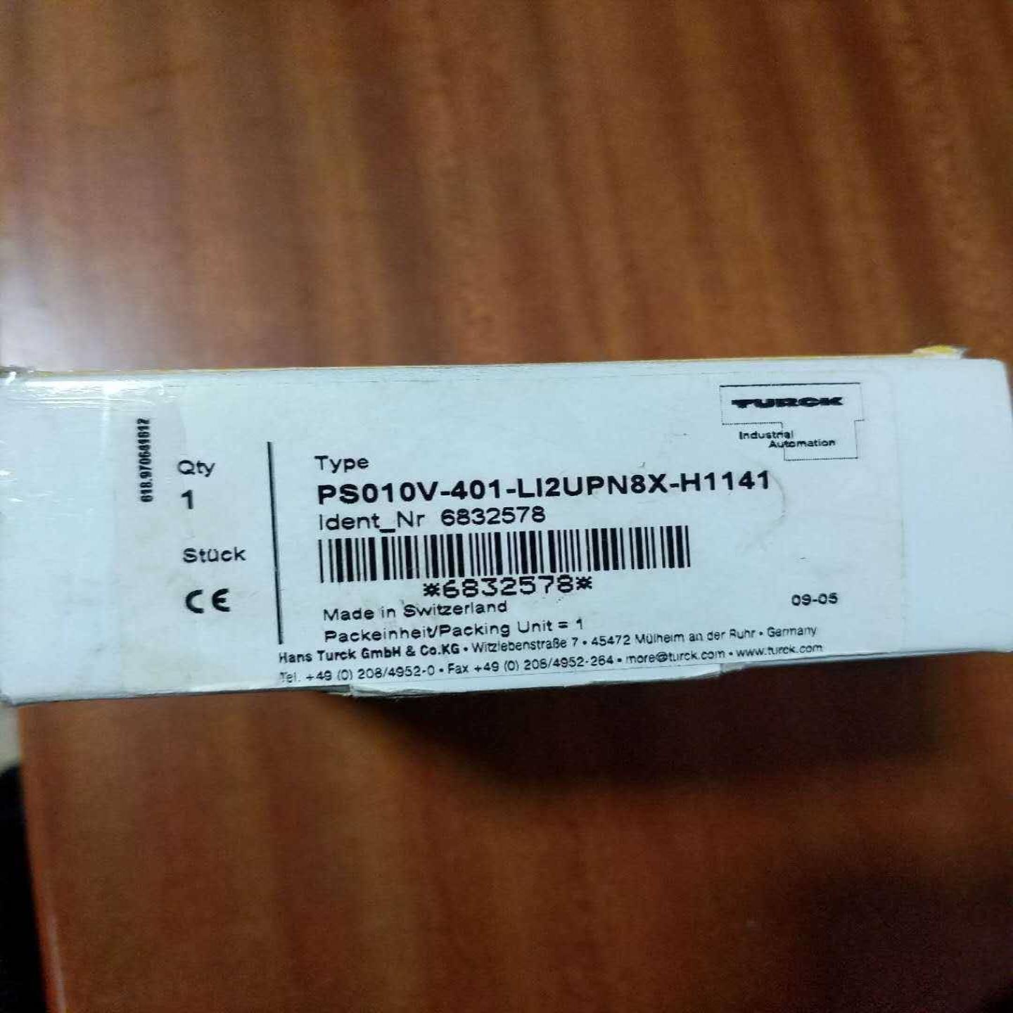 配件全新原装TURCK图尔克压力传感器PS010V-401-L12UPN8X-H1议价
