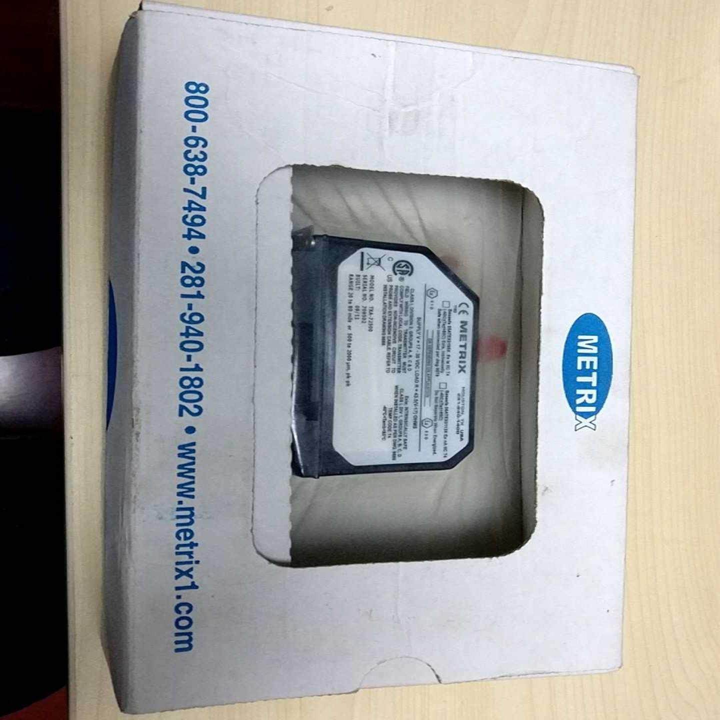 配件全新美国METRIX迈确变送器TXA-72500现货全新原装议价