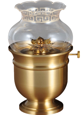 纯铜酥油灯佛具用品