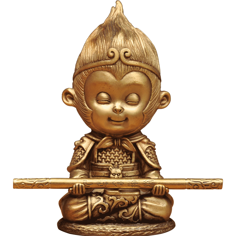 金箍棒斗战胜佛可爱风车内装饰品