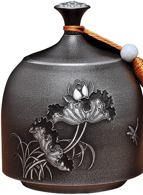 纯锡旅行便携茶叶罐密封罐金属锡制定制小号随身创意茶罐礼盒包装