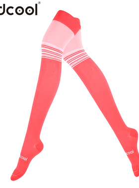 Findcool专业长筒过膝跑步压缩袜2双女跳绳运动压力袜健身运动袜