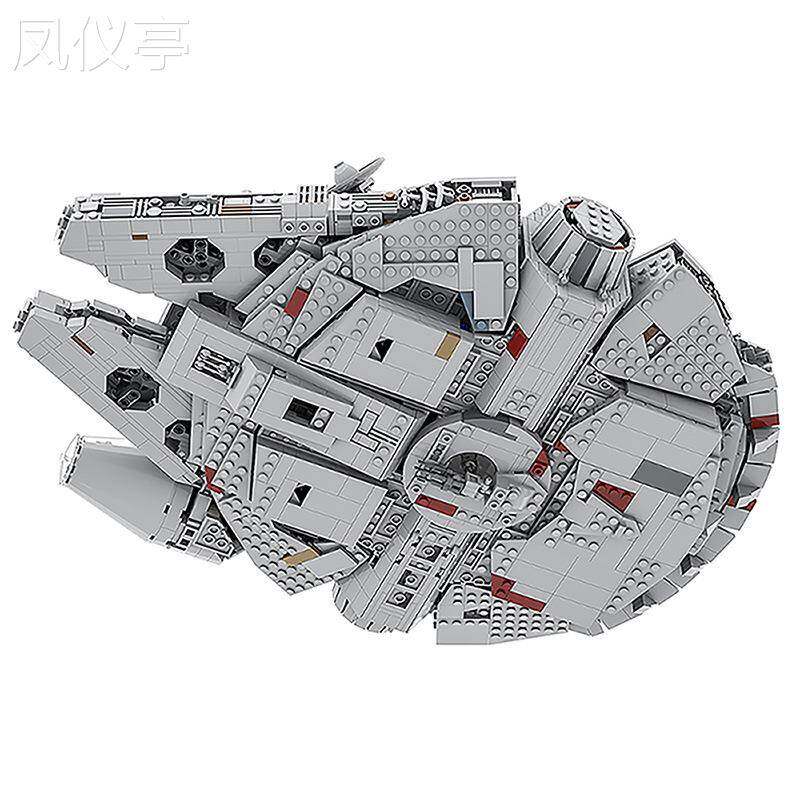 兼容星战-24884中型千年隼普通塑料积木