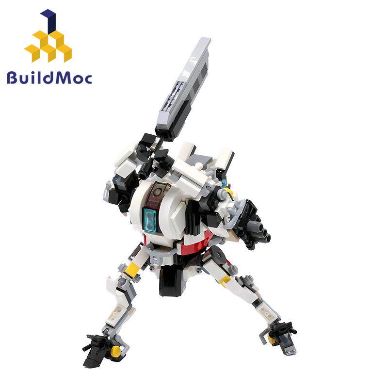 BuildMoc小颗粒MOC泰坦陨落2机甲浪人级泰坦拼搭积木玩具套装模型