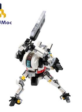 BuildMoc小颗粒MOC泰坦陨落2机甲浪人级泰坦拼搭积木玩具套装模型