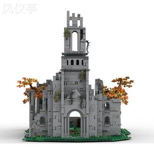 MOC-148241兼容立体积木埃尔登之戒|埃勒教堂建筑模型玩具