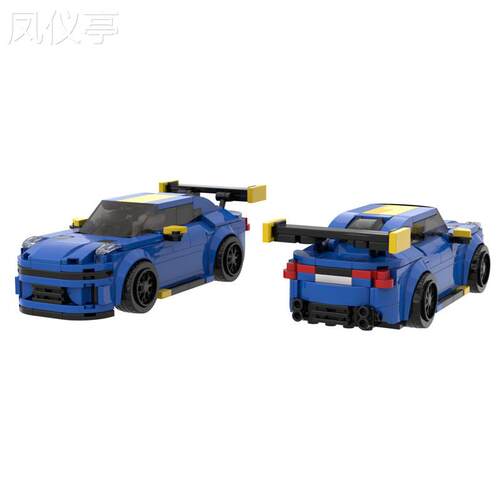 MOC积木兼容领克03拼装积木套装礼物TCR赛车跑车汽车模型