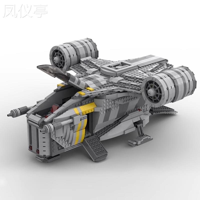 兼容MOC套装曼德罗林剃刀佳洁士diy拼插国产积木星战系列新款