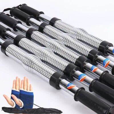 电镀臂力器40kg60家用健身棒