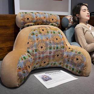 榻榻米坐垫靠背一体地上看书座垫加厚蒲团懒人沙发坐墩卧室地毯椅