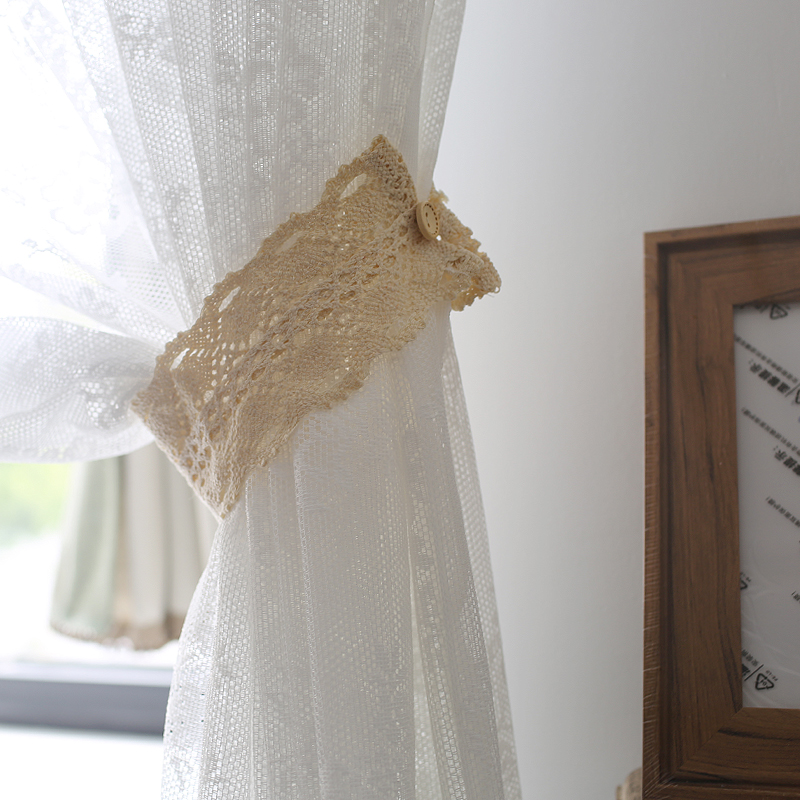 鸢尾乡旅绑带手工棉线绑绳米色窗帘束带窗帘扣绑窗帘钩针,居家布艺,窗帘绑带,淘宝优惠券,粉丝福利购,淘宝优惠卷