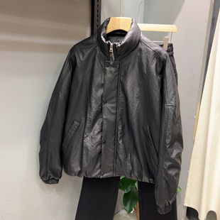 羽绒服免洗加厚90白鸭绒防寒超柔痞帅宽松PU防风衣潮 新款 男士 冬季