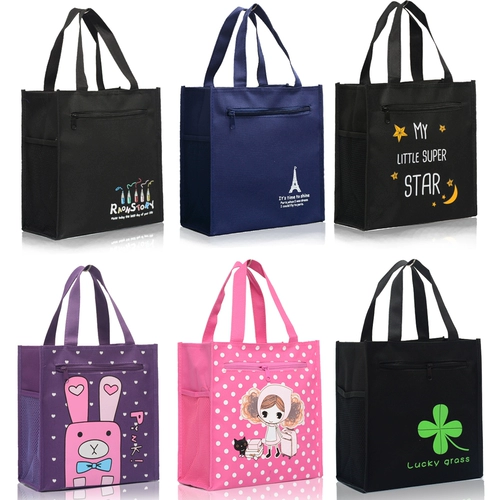 Водонепроницаемая сумка для школьников, детский мультяшный портфель, маленькая сумка для учебы для детского сада, льняная сумка, ткань оксфорд