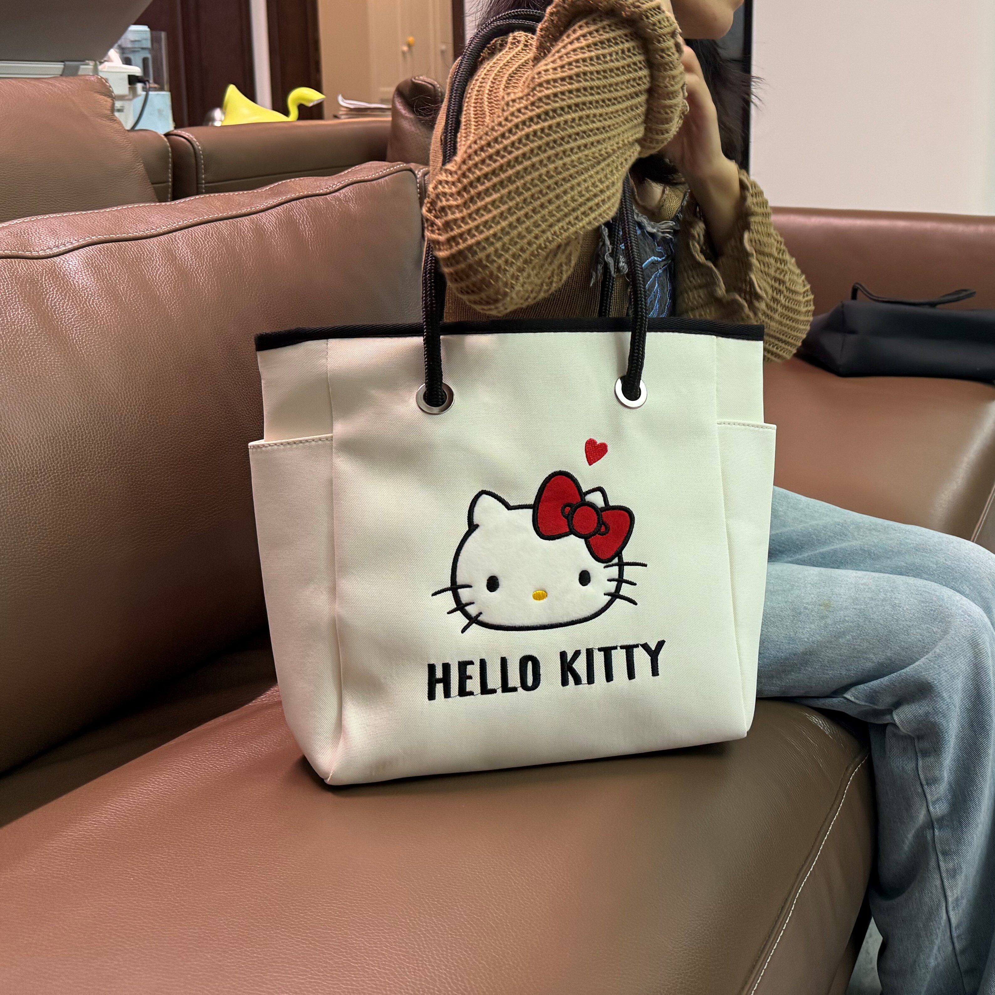 hellokitty单肩包学生补课包