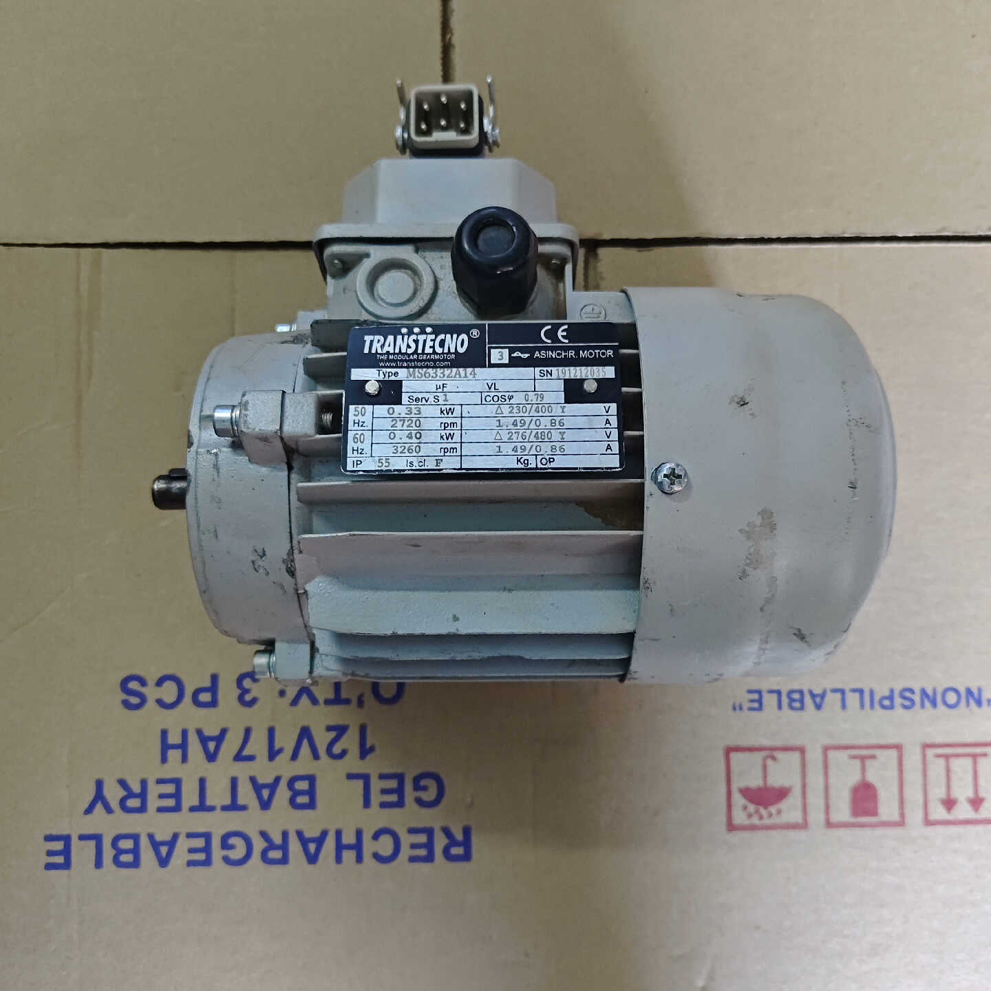 诠世减速电机MS6332A14 ，成色如图所示，功能正常，二