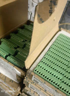 Reliance绿色接线端子，全新原装，型号PGF-508N