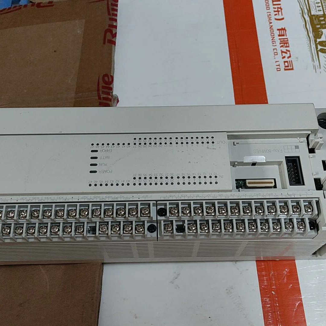 三菱PLC拆机二手FX3U-80MR/ES-A