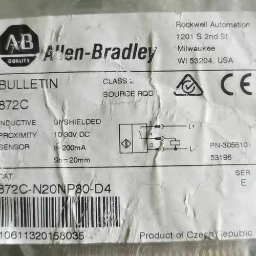 872С-N20NP30-D4 全新原装正品 标价