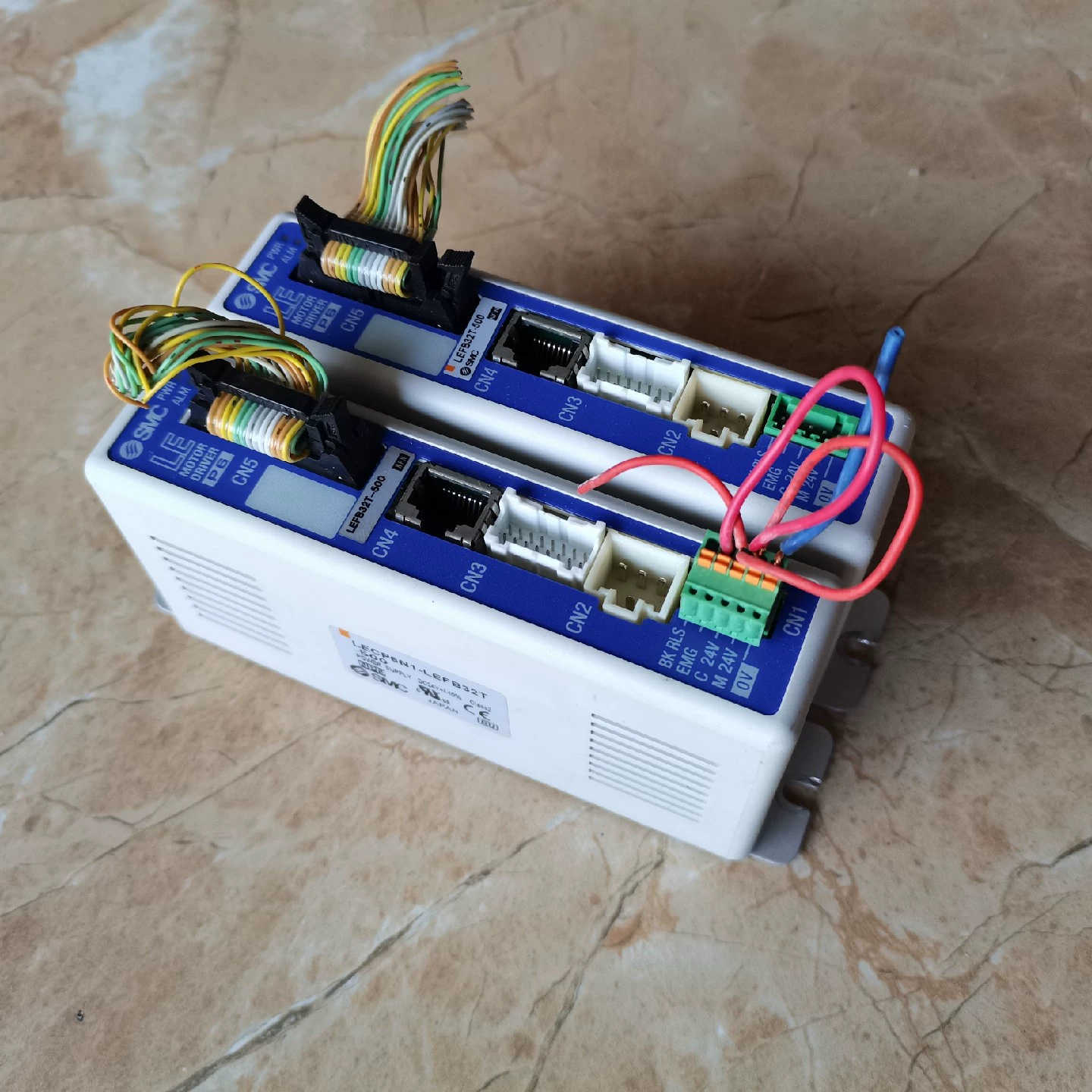 拆机SMC电动滑台缸控制器LECP6N1-LEFB32T-5