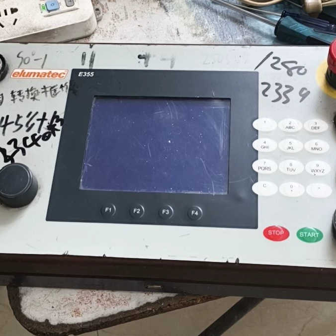 德国进口叶鲁 elumatec E355控制系统 成色如图