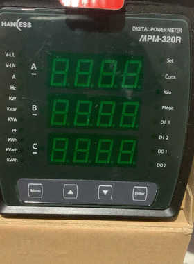 HANESS MPM-320R数字功率计，实物拍摄
