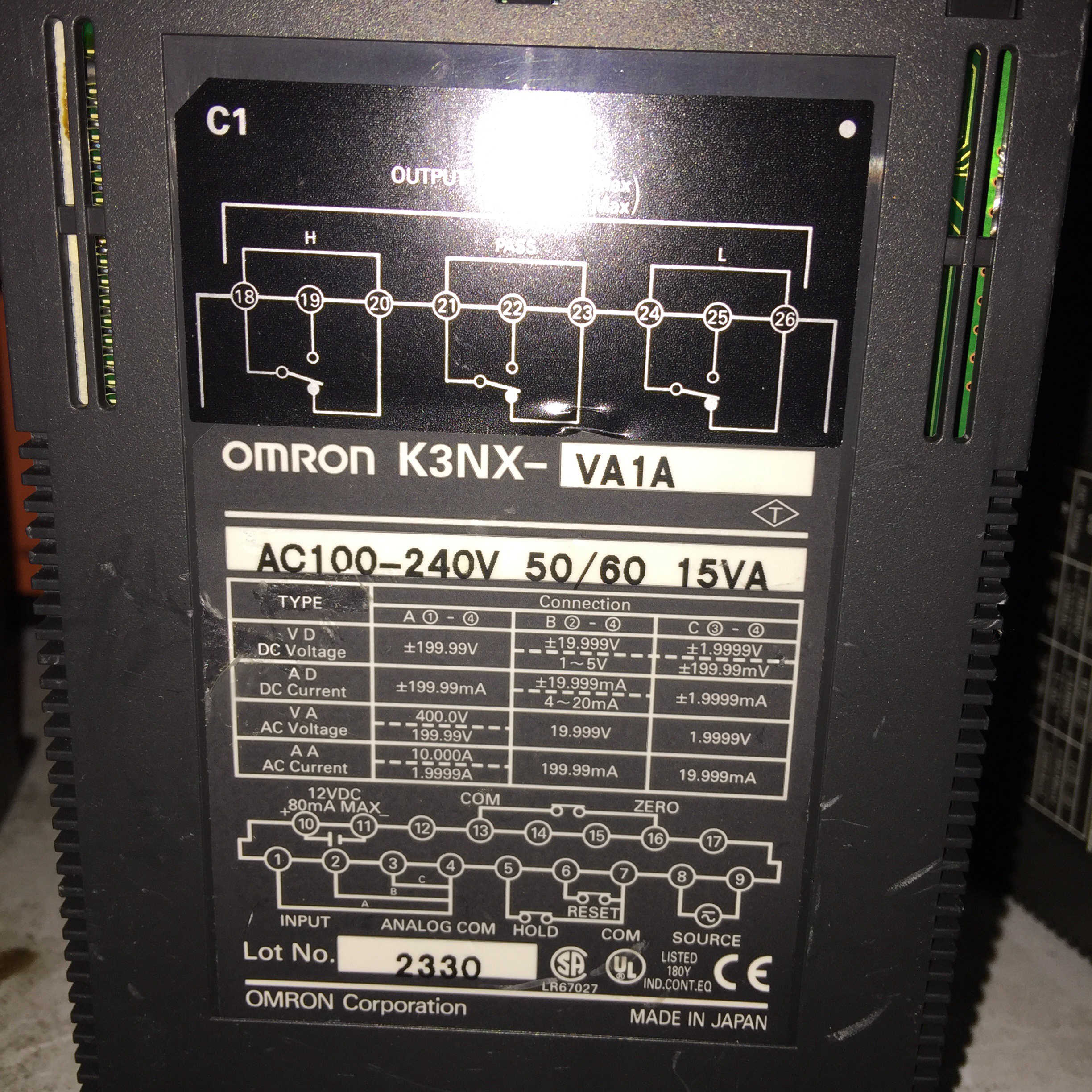 K3NX-VA1A多功能数字显示交流电压表感兴趣的话给我留言