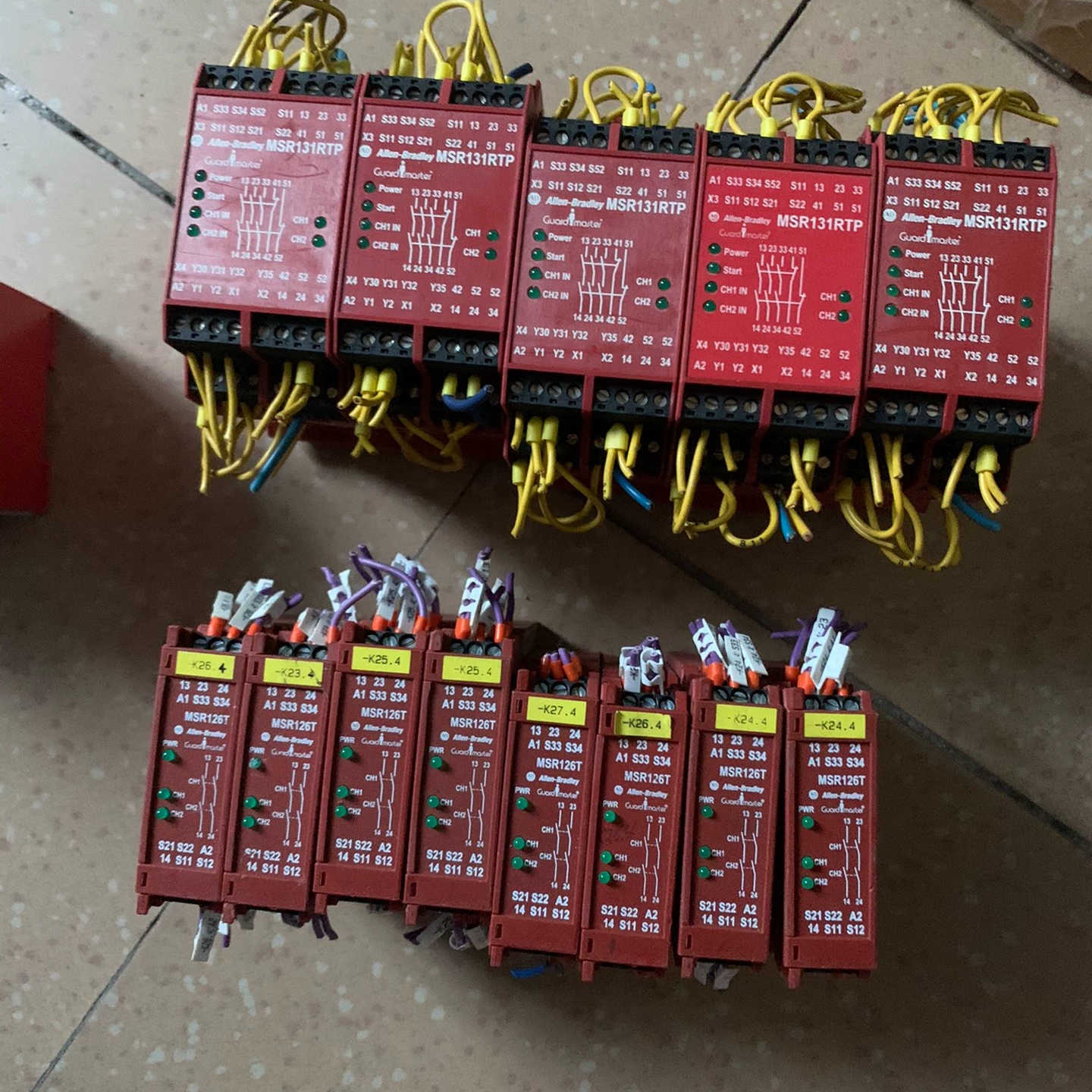 AB 安全继电器 MSR131RTP（4个） ...MSR1