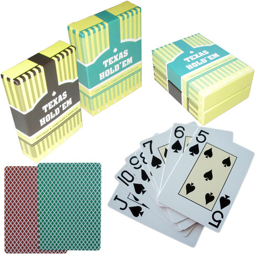 texas hold'em德州大字塑料厂现货供应 磨砂处理pvc扑克