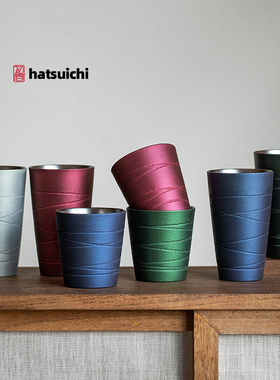 hatsuichi日本进口高档陶瓷手握茶杯家用耐热防烫水杯咖啡杯礼品