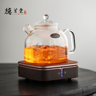 同合德茗堂智能静音电陶炉家用室内围炉煮茶器电热红外加热煮茶炉