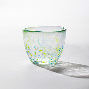 东洋佐佐木春歌缤纷杯子日本进口手工创意茶杯日式家用主人杯酒杯