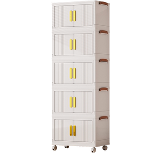 收纳箱折叠收纳柜子储物柜家用客厅玩具零食置物架衣服整理柜厨房