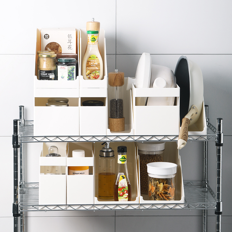 厨房分格储物整理锅具收纳盒