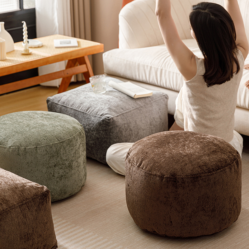 中古风纯色系懒人沙发客厅坐墩脚垫榻榻米垫-宝莱系列 宝莱系列