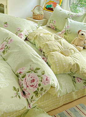 13372加厚全棉纯棉印花四件套